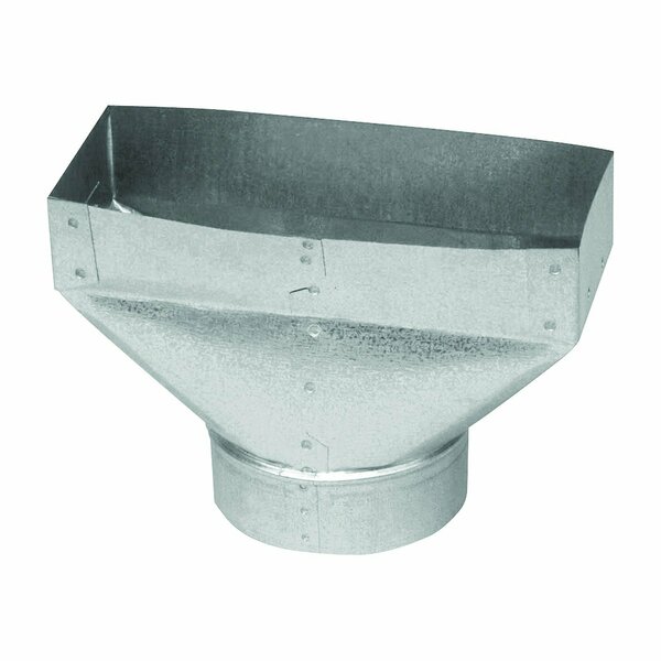 Imperial Mfg Imperial Universal Boot, 3 in L, 10 in W, 4 in H, Steel, Galvanized GV0682